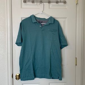 Teal polo for men